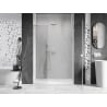 Mexen Lunar-B drzwi prysznicowe uchylne prawe 150 cm, transparent, białe - 832S-150-050-20-00-P