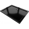 Mexen Flat brodzik prostokątny slim 120 x 100 cm, czarny, syfon czarny - 40701012B