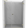 Mexen Lunar-B L drzwi prysznicowe uchylne prawe 110 cm, transparent, złote - 832SL-110-050-50-00-P