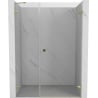 Mexen Lunar-B drzwi prysznicowe uchylne prawe 130 cm, transparent, złote - 832S-130-050-50-00-P