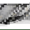 Mexen Lunar-B drzwi prysznicowe uchylne prawe 140 cm, transparent, złote - 832S-140-050-50-00-P