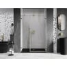 Mexen Lunar-B drzwi prysznicowe uchylne prawe 145 cm, transparent, złote - 832S-145-050-50-00-P