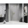 Mexen Lunar-B drzwi prysznicowe uchylne prawe 145 cm, transparent, złote - 832S-145-050-50-00-P