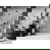 Mexen Lunar-F L drzwi prysznicowe składane lewe 140 cm, transparent, gun gray szczotkowany - 836SL-140-050-66-00-L