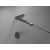 Mexen Lunar-F L drzwi prysznicowe składane lewe 150 cm, transparent, gun gray szczotkowany - 836SL-150-050-66-00-L