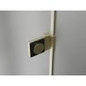 Mexen Lunar-B drzwi prysznicowe uchylne prawe 115 cm, transparent, złote szczotkowane - 832S-115-050-55-00-P