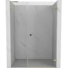 Mexen Lunar-B L drzwi prysznicowe uchylne prawe 140 cm, transparent, złote - 832SL-140-050-50-00-P