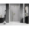 Mexen Lunar-B L drzwi prysznicowe uchylne prawe 140 cm, transparent, złote - 832SL-140-050-50-00-P