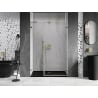 Mexen Lunar-B L drzwi prysznicowe uchylne prawe 140 cm, transparent, złote - 832SL-140-050-50-00-P