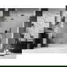 Mexen Lunar-F L drzwi prysznicowe składane lewe 115 cm, transparent, gun metal - 836SL-115-050-95-00-L