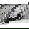 Mexen Lunar-F L drzwi prysznicowe składane lewe 115 cm, transparent, gun metal - 836SL-115-050-95-00-L