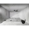 Mexen Lunar-F L drzwi prysznicowe składane lewe 130 cm, transparent, gun metal - 836SL-130-050-95-00-L