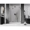 Mexen Lunar-F L drzwi prysznicowe składane lewe 140 cm, transparent, gun metal - 836SL-140-050-95-00-L