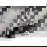 Mexen Lunar-B drzwi prysznicowe uchylne prawe 130 cm, transparent, różowe złoto - 832S-130-050-60-00-P