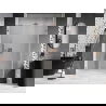 Mexen Lunar-B drzwi prysznicowe uchylne prawe 110 cm, transparent, miedź szczotkowana - 832S-110-050-65-00-P