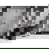 Mexen Lunar-B drzwi prysznicowe uchylne prawe 110 cm, transparent, miedź szczotkowana - 832S-110-050-65-00-P