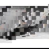 Mexen Lunar-B L drzwi prysznicowe uchylne prawe 135 cm, transparent, miedź szczotkowana - 832SL-135-050-65-00-P