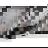 Mexen Lunar-B L drzwi prysznicowe uchylne prawe 135 cm, transparent, miedź szczotkowana - 832SL-135-050-65-00-P