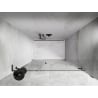Mexen Lunar-B L drzwi prysznicowe uchylne prawe 120 cm, transparent, gun gray szczotkowany - 832SL-120-050-66-00-P