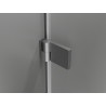 Mexen Lunar-B L drzwi prysznicowe uchylne prawe 140 cm, transparent, gun gray szczotkowany - 832SL-140-050-66-00-P