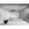 Mexen Lunar-B L drzwi prysznicowe uchylne prawe 140 cm, transparent, gun gray szczotkowany - 832SL-140-050-66-00-P
