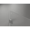 Mexen Lunar-F L drzwi prysznicowe składane prawe 110 cm, transparent, chrom - 836SL-110-050-01-00-P