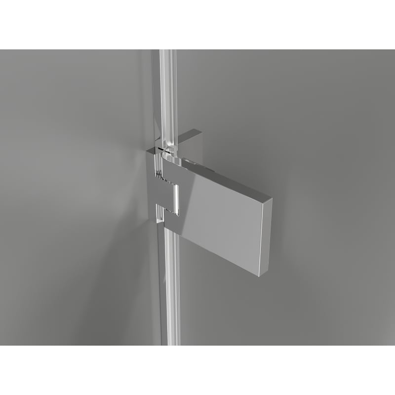 Mexen Lunar-F L drzwi prysznicowe składane prawe 110 cm, transparent, chrom - 836SL-110-050-01-00-P