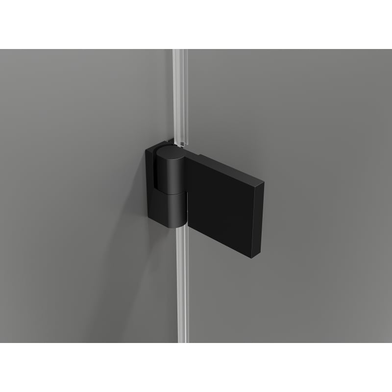 Mexen Lunar-B L drzwi prysznicowe uchylne prawe 115 cm, transparent, czarne - 832SL-115-050-70-00-P