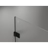 Mexen Lunar-B L drzwi prysznicowe uchylne prawe 120 cm, transparent, czarne - 832SL-120-050-70-00-P