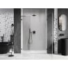 Mexen Lunar-B L drzwi prysznicowe uchylne prawe 120 cm, transparent, gun metal - 832SL-120-050-95-00-P