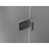 Mexen Lunar-B L drzwi prysznicowe uchylne prawe 140 cm, transparent, gun metal - 832SL-140-050-95-00-P