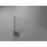 Mexen Lunar-B L drzwi prysznicowe uchylne prawe 140 cm, transparent, gun metal - 832SL-140-050-95-00-P