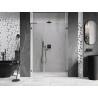 Mexen Lunar-B L drzwi prysznicowe uchylne prawe 140 cm, transparent, gun metal - 832SL-140-050-95-00-P