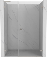 Mexen Lunar-B L drzwi prysznicowe uchylne prawe 110 cm, transparent, nikiel szczotkowany - 832SL-110-050-97-00-P