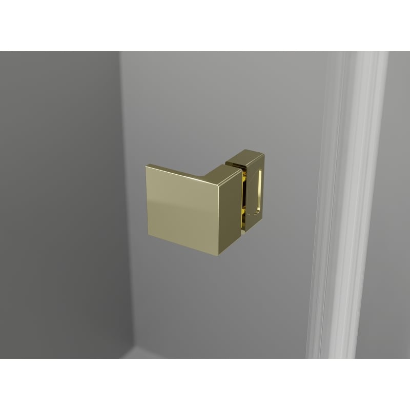 Mexen Lunar-F L drzwi prysznicowe składane prawe 125 cm, transparent, złote - 836SL-125-050-50-00-P