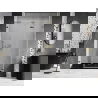 Mexen Lunar-F L drzwi prysznicowe składane prawe 145 cm, transparent, złote - 836SL-145-050-50-00-P