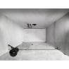 Mexen Lunar-B drzwi prysznicowe uchylne prawe 140 cm, transparent, gun gray szczotkowany - 832S-140-050-66-00-P