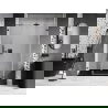 Mexen Lunar-B drzwi prysznicowe uchylne prawe 150 cm, transparent, gun gray szczotkowany - 832S-150-050-66-00-P