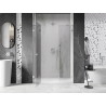 Mexen Lunar drzwi prysznicowe uchylne lewe 135 cm, transparent, chrom - 834S-135-050-01-00-L