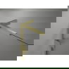 Mexen Lunar-F L drzwi prysznicowe składane prawe 120 cm, transparent, złote szczotkowane - 836SL-120-050-55-00-P