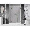 Mexen Lunar drzwi prysznicowe uchylne lewe 150 cm, transparent, chrom - 834S-150-050-01-00-L