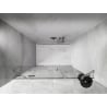 Mexen Lunar drzwi prysznicowe uchylne lewe 155 cm, transparent, chrom - 834S-155-050-01-00-L