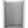 Mexen Lunar drzwi prysznicowe uchylne lewe 160 cm, transparent, chrom - 834S-160-050-01-00-L