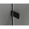 Mexen Lunar-B drzwi prysznicowe uchylne prawe 140 cm, transparent, czarne - 832S-140-050-70-00-P
