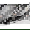 Mexen Lunar-F L drzwi prysznicowe składane prawe 140 cm, transparent, miedź szczotkowana - 836SL-140-050-65-00-P