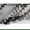 Mexen Lunar-F L drzwi prysznicowe składane prawe 140 cm, transparent, miedź szczotkowana - 836SL-140-050-65-00-P