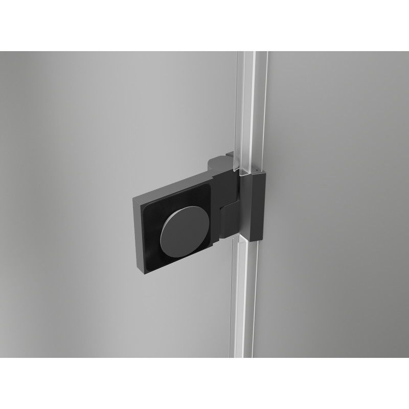 Mexen Lunar-B drzwi prysznicowe uchylne prawe 115 cm, transparent, gun metal - 832S-115-050-95-00-P