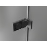 Mexen Lunar-F L drzwi prysznicowe składane prawe 110 cm, transparent, gun gray szczotkowany - 836SL-110-050-66-00-P
