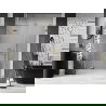 Mexen Lunar drzwi prysznicowe uchylne lewe 150 cm, transparent, złote - 834S-150-050-50-00-L