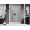 Mexen Lunar-B drzwi prysznicowe uchylne prawe 125 cm, transparent, gun metal - 832S-125-050-95-00-P